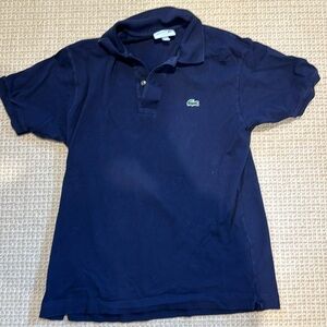 Men’s blue lacost polo